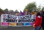 Salford opposes Tommy Robinson